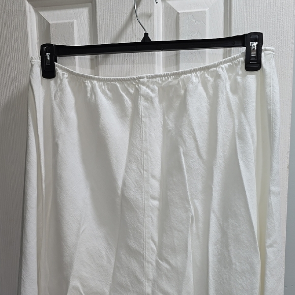 Eileen Fisher White Linen Skirt Size 2X - Picture 11 of 14